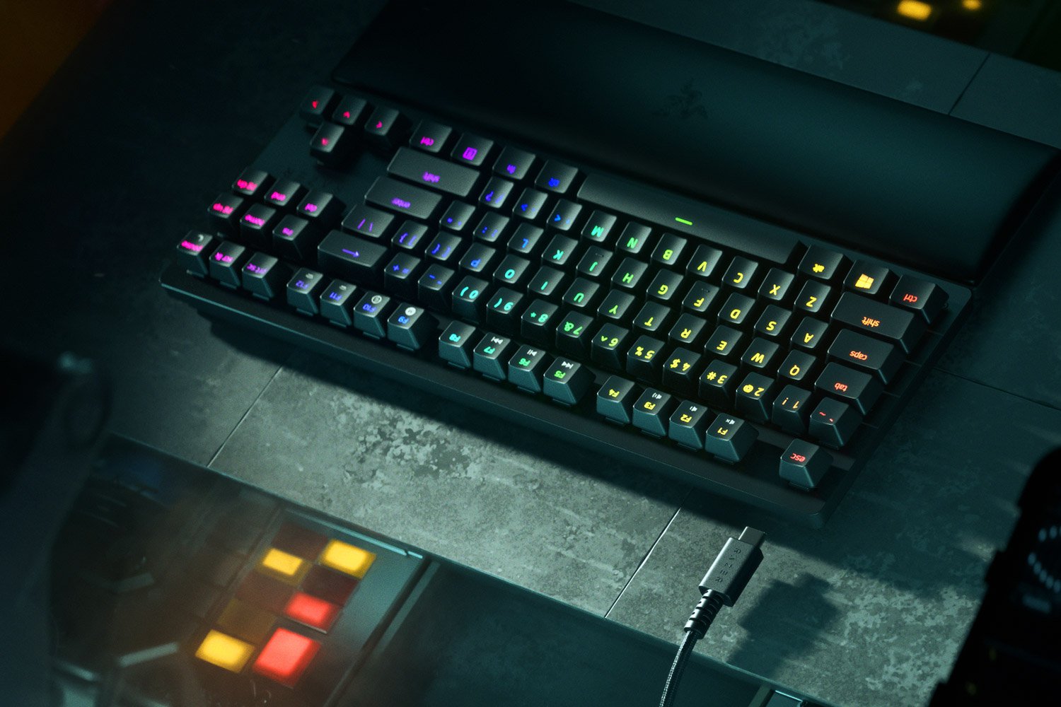 Механична клавиатура Razer - Huntsman V2 TKL