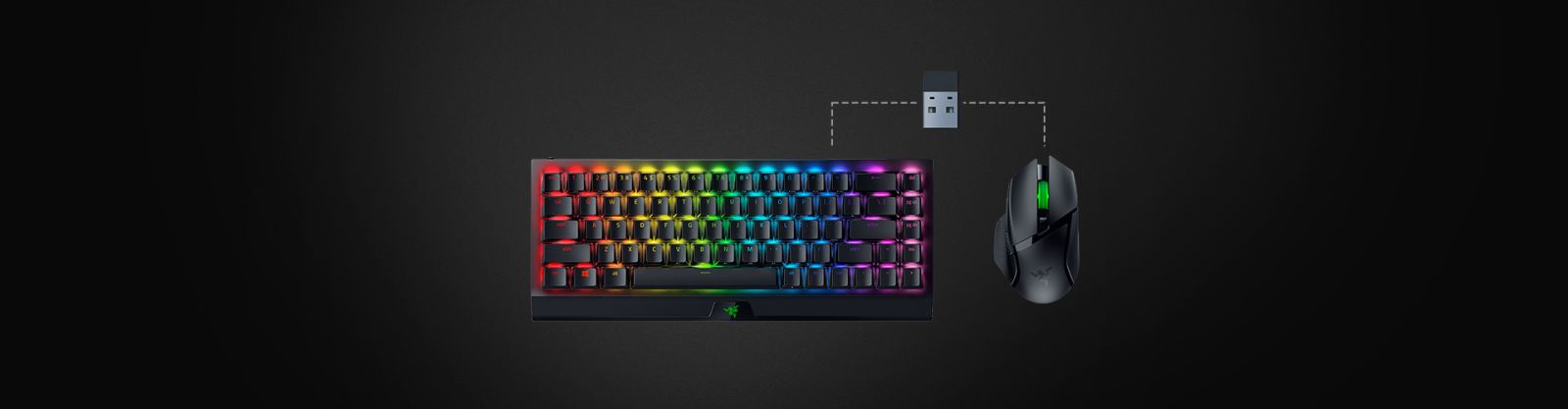 Мишка Razer Basilisk V3 X HyperSpeed, оптична, безжична, 18 000 dpi, Bluetooth, USB, черна, Razer Chroma™ RGB - характеристика 3