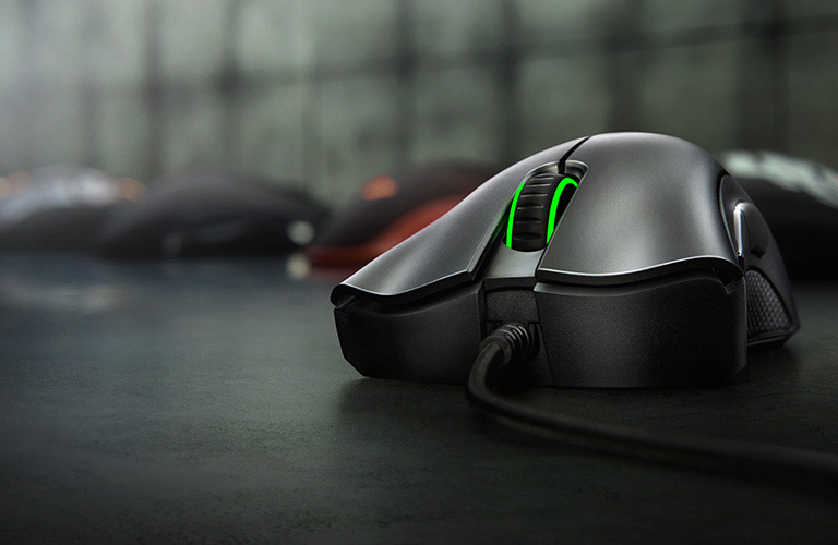 Мишка Razer DeathAdder Essential (RZ01-03850100-R3M1), гейминг, оптична (6400 dpi), USB, черна, подсветка, Razer Mechanical Mouse Switches - характеристика 1