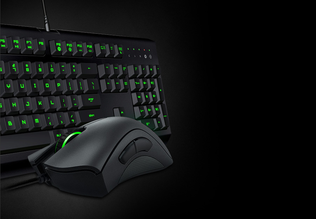 Комплект клавиатура и мишка Razer Cynosa Pro Bundle, гейминг, оптична мишка (2000 dpi), USB, черни - характеристика 1