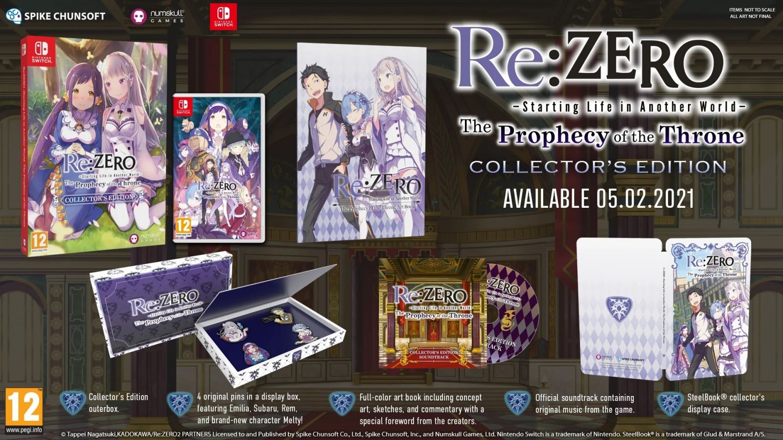 Re:Zero - The Prophecy of the Throne Collector's Edition (Nintendo Switch)