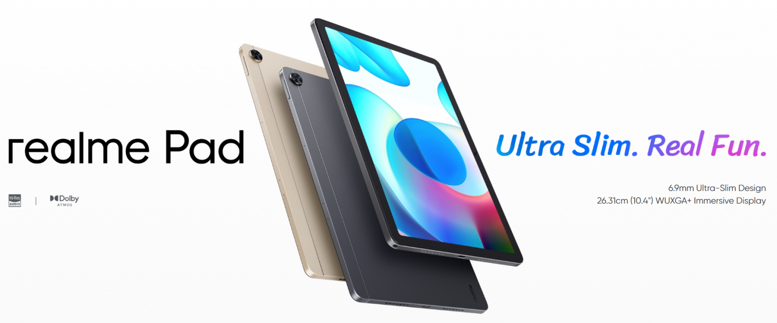 Таблет Realme PAD (RMP2102)(сив), LTE, 10.4" (26.31 cm) IPS дисплей, осемядрен Helio G80 2.0GHz, 6GB RAM, 128GB Flash памет (+ microSDXC слот), 8.0 & 8.0 Mpix камери, Android - характеристика 1