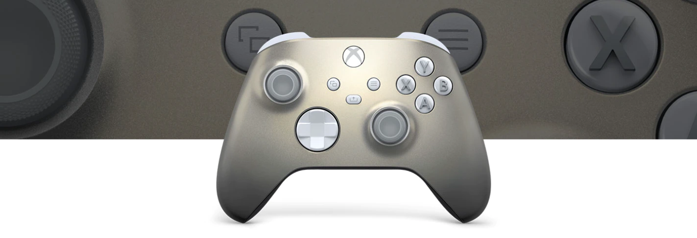 Геймпад Microsoft Xbox Series X Wireless Controller Lunar Shift Special Edition, безжичен, за PC/Xbox Series X/S, сребрист - характеристика 1