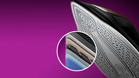 Парогенератор Philips PSG8130/80, Steam Glide покритие, до 8.5 бара налягане на парата, 170 г/мин непрекъсната пара, парен удар до 700 г., OptimalTemp технология, 2700W, черен - характеристика 6