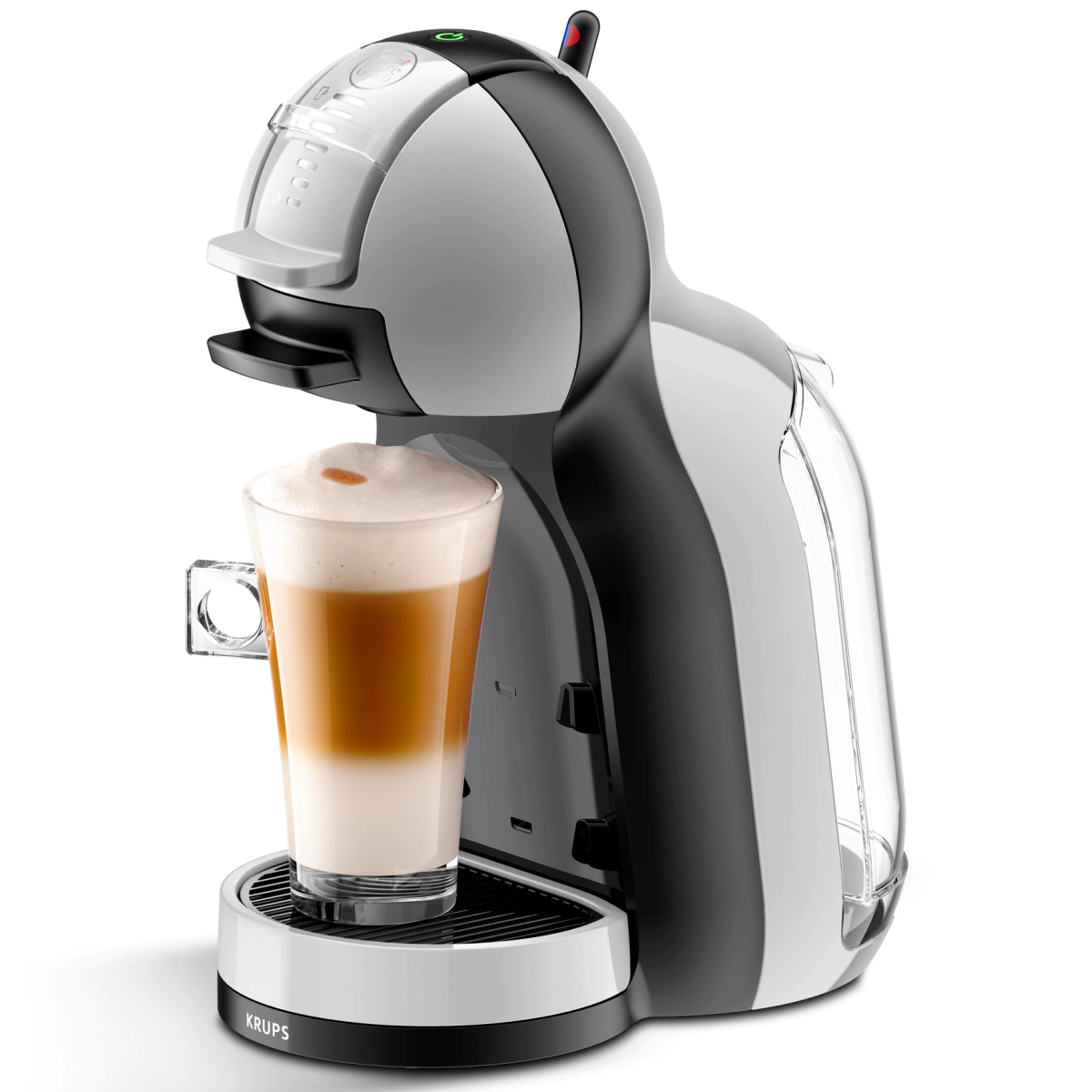 Кафемашина на капсули Krups Nescafe Dolce Gusto Mini Me, 1500W, 15 bar, 0.8 l. обем на резервоара за вода, сива - характеристика 1