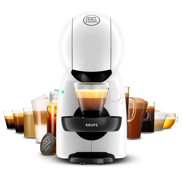 Кафемашина на капсули Krups Nescafe Dolce Gusto Piccolo XS, 1600W, 15 bar, 0.8 l. обем на резервоара за вода, бяла - характеристика 1