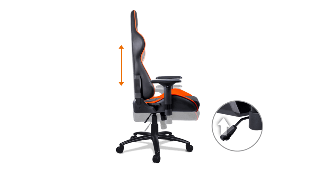 Геймърски стол Cougar Armor Gaming Chair, черен/оранжев - характеристика 1