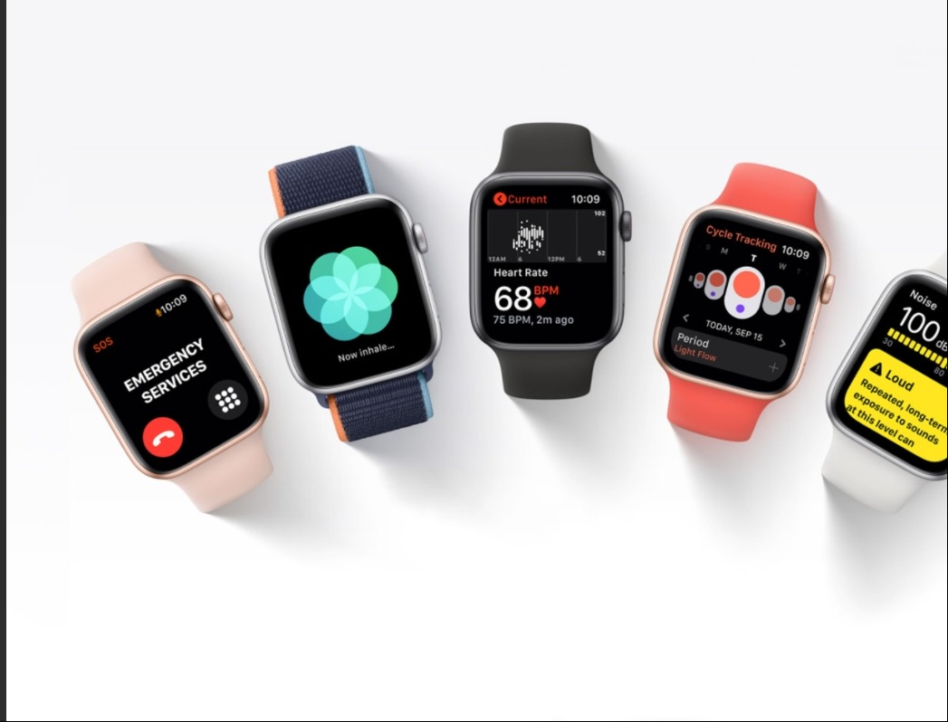 Смарт часовник Apple Watch SE (v2) GPS Space Grey, 40mm, 1.57" (3.99 cm) Retina OLED дисплей, Bluetooth, 50m водоустойчивост, до 18 часа време на работа, 32GB памет, Midnight Sport Band - Regular, сиво-черен - характеристика 6