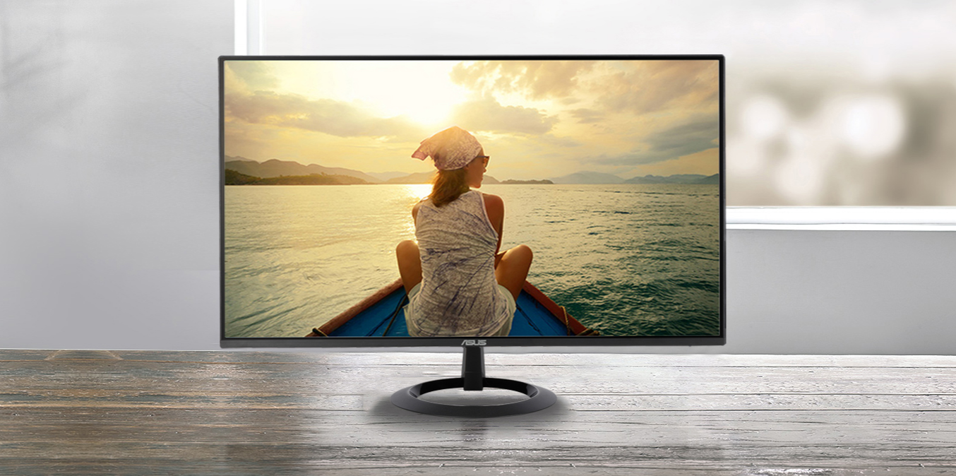 Монитор Asus VZ24EHE, 23.8" (60.45 cm) IPS панел, 75Hz, Full HD, 1ms, 250 cd/m2, HDMI, VGA - характеристика 1