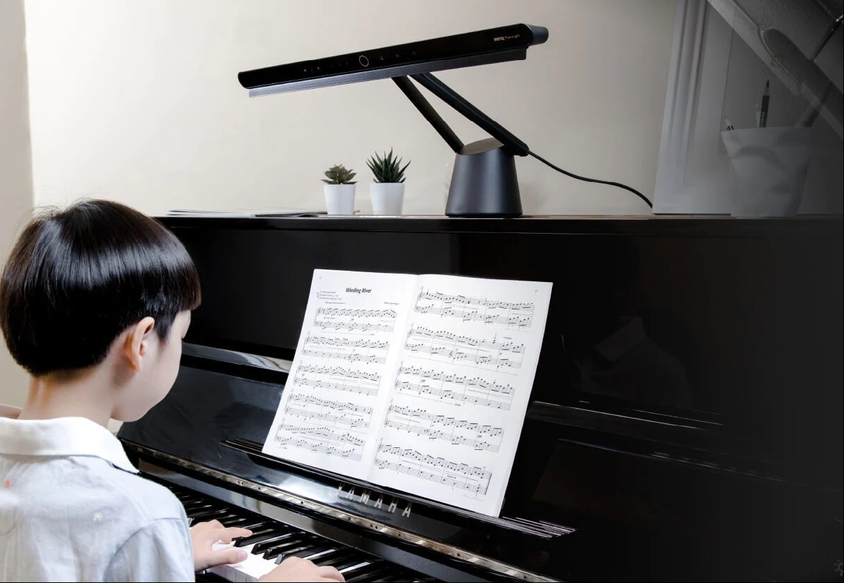 LED лампа BenQ PianoLight Black, настолна, 800lux, 2700~5000K, за пиано, черна - характеристика 3