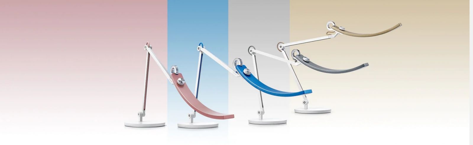 LED лампа BenQ WiT e-Reading Desk Lamp Slver, настолна, 18W, 900lm, 2700~5700K, технология Smile Curve, допълнителна подвижност, сребриста - характеристика 1