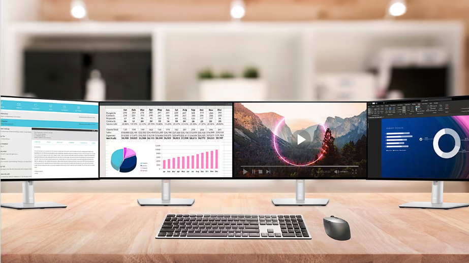 Монитор Dell U4323QE, 42.5" (107.95 cm) IPS панел, Ultra HD, 5ms, 350 cd/m2, DisplayPort, HDMI, USB-C - характеристика 2