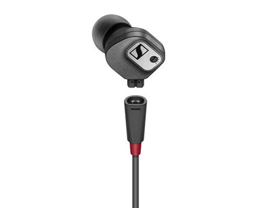 Слушалки Sennheiser IE 80 S, сваляеми кабели, ръчна настройка на звука, куки за уши, калъф, черни - характеристика 4