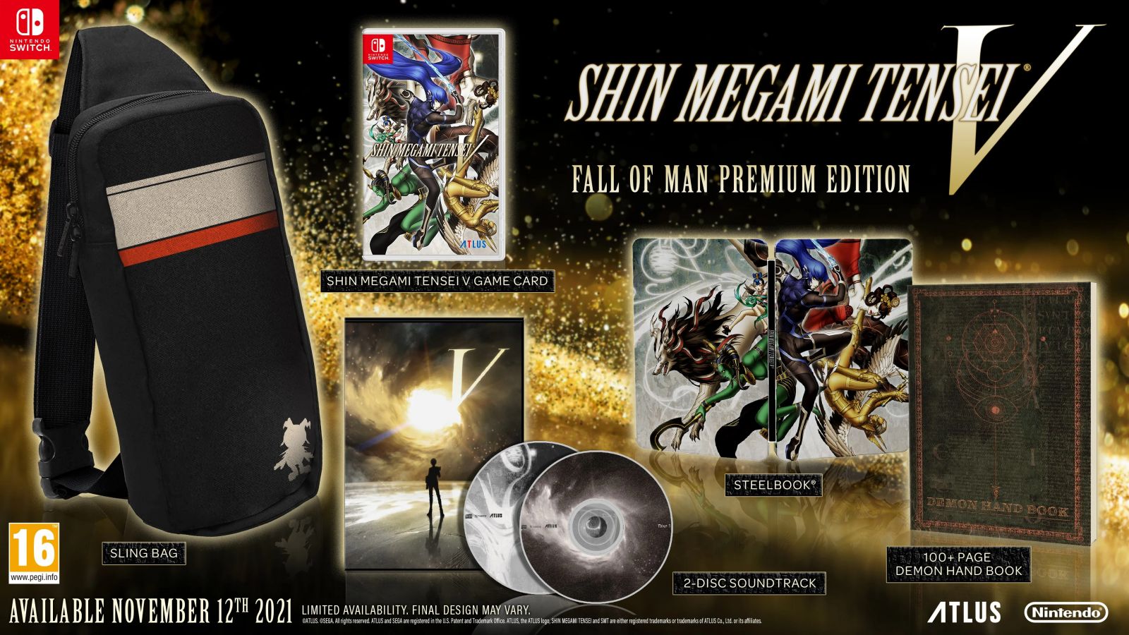 Shin Megami Tensei V - Fall of Man Premium Edition (Nintendo Switch)