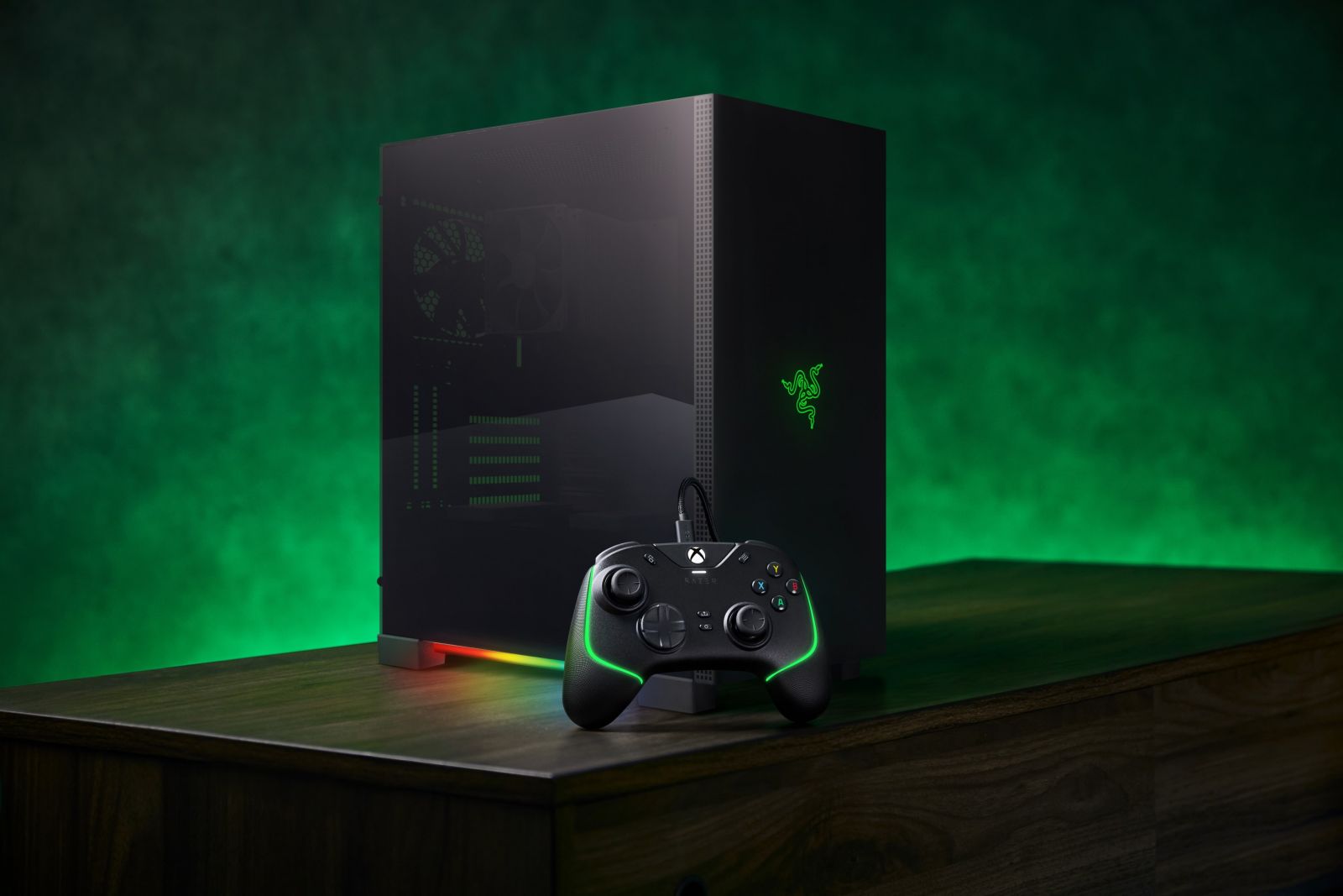 Геймпад Razer Wolverine V2 Chroma (RZ06-04010100-R3M1), за PC/Xbox Series X/S, USB, черен - характеристика 1