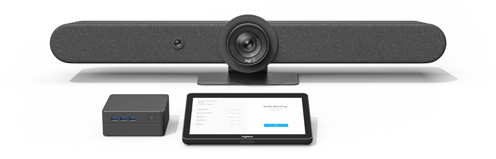 Конферентна камера Logitech Rally Bar Graphite (960-001311), 2x колони, 4K, вграден микрофон, управляема (PTZ), LAN, Wi-Fi, HDMI, USB, черна - характеристика 2