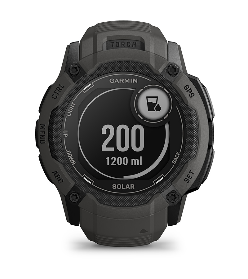 Смарт часовник Garmin Instinct 2X Solar Flame Red, 1.1" x 1.1" (2.7 x 2.7cm), MIP дисплей, до 60 часа време на работа в GPS режим, пулсомер, слънчево зареждане, GPS, фитнес режими, червен - характеристика 14