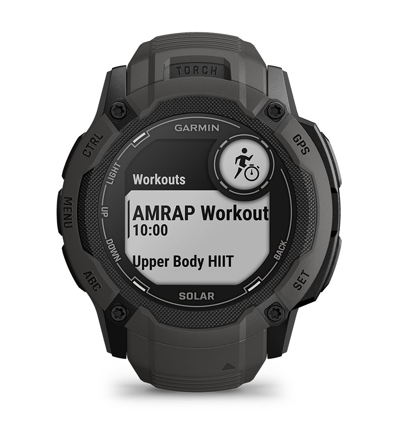 Смарт часовник Garmin Instinct 2X Solar Flame Red, 1.1" x 1.1" (2.7 x 2.7cm), MIP дисплей, до 60 часа време на работа в GPS режим, пулсомер, слънчево зареждане, GPS, фитнес режими, червен - характеристика 21