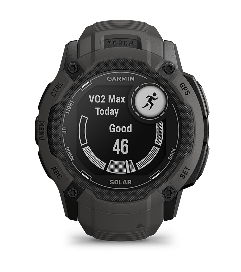 Смарт часовник Garmin Instinct 2X Solar Flame Red, 1.1" x 1.1" (2.7 x 2.7cm), MIP дисплей, до 60 часа време на работа в GPS режим, пулсомер, слънчево зареждане, GPS, фитнес режими, червен - характеристика 22