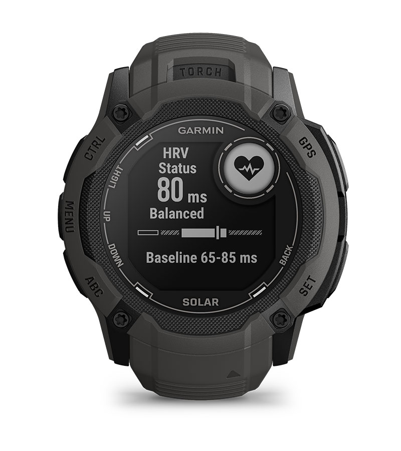 Смарт часовник Garmin Instinct 2X Solar Flame Red, 1.1" x 1.1" (2.7 x 2.7cm), MIP дисплей, до 60 часа време на работа в GPS режим, пулсомер, слънчево зареждане, GPS, фитнес режими, червен - характеристика 32
