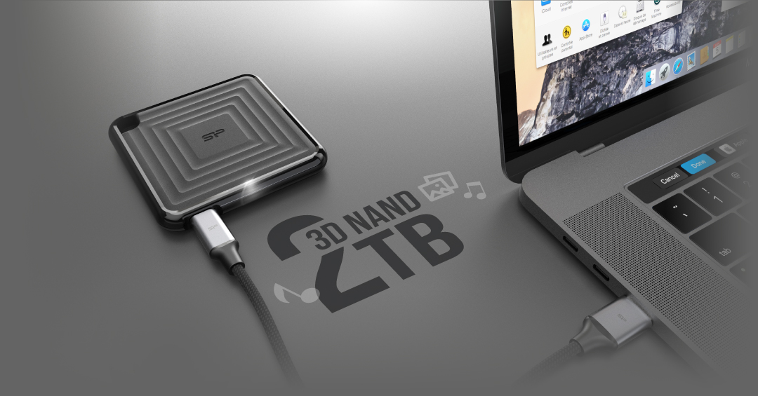 Памет SSD 512GB Silicon Power PC60, USB 3.2 Gen 2, скорост на четенe до 540MB/s, скорост на запис 500MB/s - характеристика 5