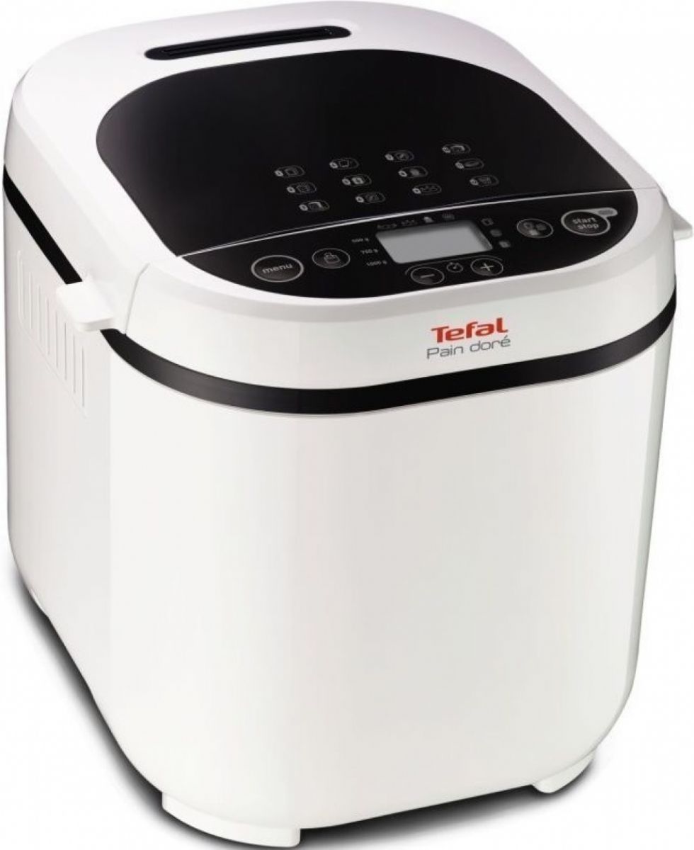 Хлебопекарна Tefal PF2101, 720W, 12 програми, вместимост до 1000g, бяла - характеристика 3