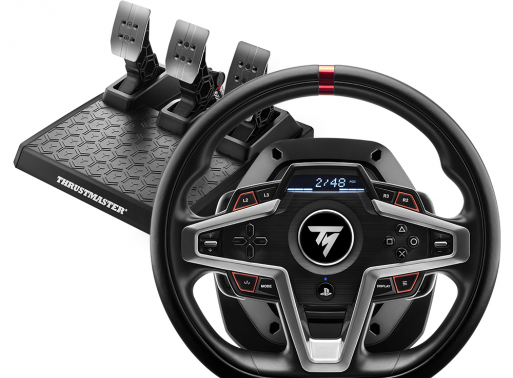 Волан с педали THRUSTMASTER T248, за PS5/PS4/PC, черен - характеристика 1