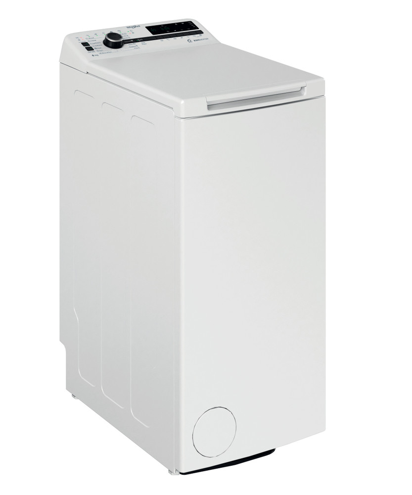 Перална машина Whirlpool TDLRBX 6252BS, клас B, 6 кг. капацитет, 1200 оборота в минута, 15 програми, свободностояща, 40 cm, бяла - характеристика 1