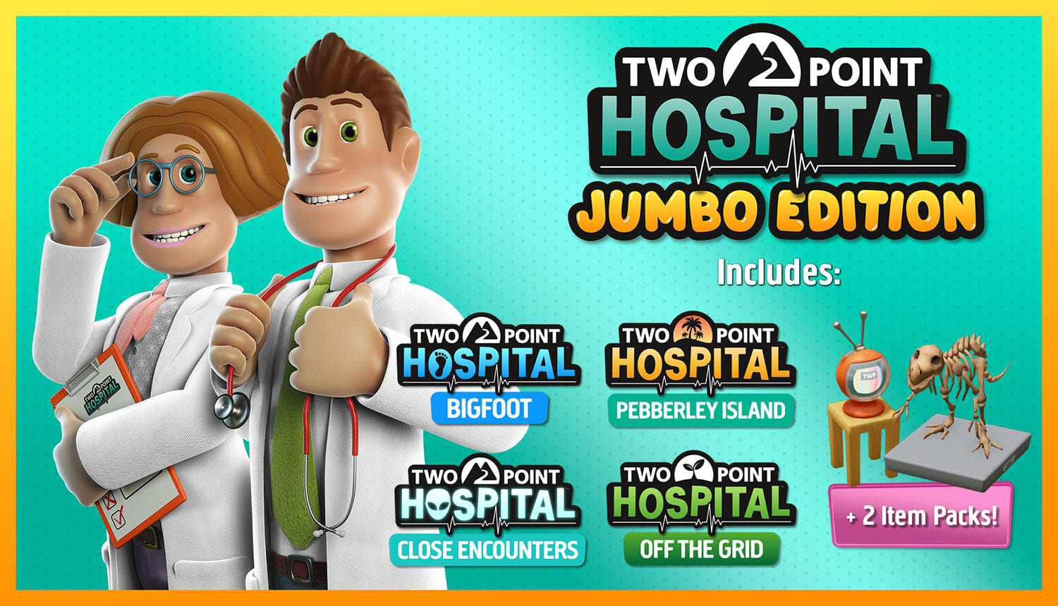 Two Point Hospital: Jumbo Edition (PS4)