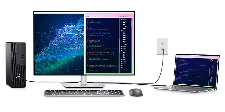 Монитор Dell U3023E (210-BDRJ), 30" (76.2 cm) IPS панел, WQXGA, 5ms, 400 cd/m2, HDMI, DisplayPort, USB-C, LAN - характеристика 3