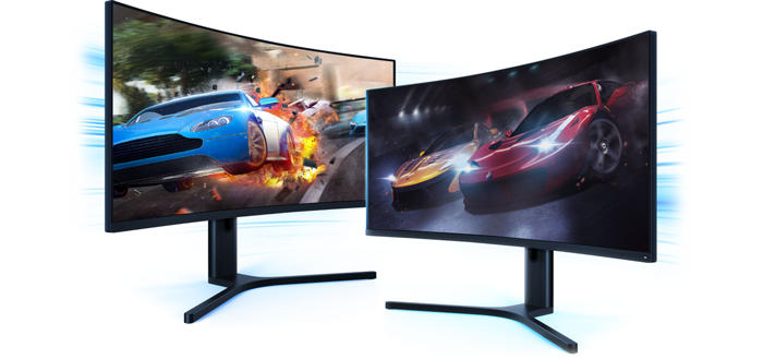 Монитор Xiaomi BHR4269GL, 34" (86.36 cm) VA панел, 144Hz, WQHD, 4ms, 300cd/m2, DisplayPort, HDMI - характеристика 4