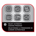 Грил преса Tefal OptiGrill GC716D12, светлинен индикатор, автоматична сензорна технология, 2000W, черна/сребриста - характеристика 1