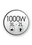 Кухненски робот Tefal DO821838, 1000W, 1.5 л. капацитет, система EasyLock, технология PowelixLife, черен - характеристика 5