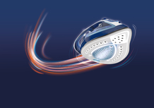 Парна ютия Tefal Easygliss Plus FV5735E0, Durilium Airglide технология на плочата, 45 г/мин непрекъсната пара, 220 г/мин парен удар, анти-капкова система, анти-варовикова система, 2500W, синя - характеристика 1