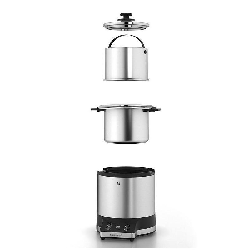 Уред за приготвяне на ориз WMF 0415260011, 220W, 1.0 l, отложен старт, инокс - характеристика 1