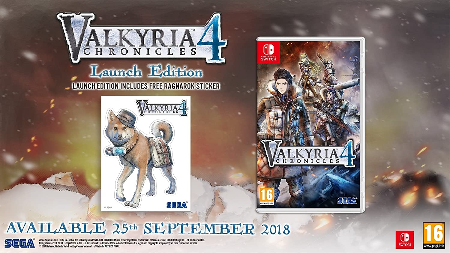 Valkyria Chronicles 4 Launch Edition (Nintendo Switch)