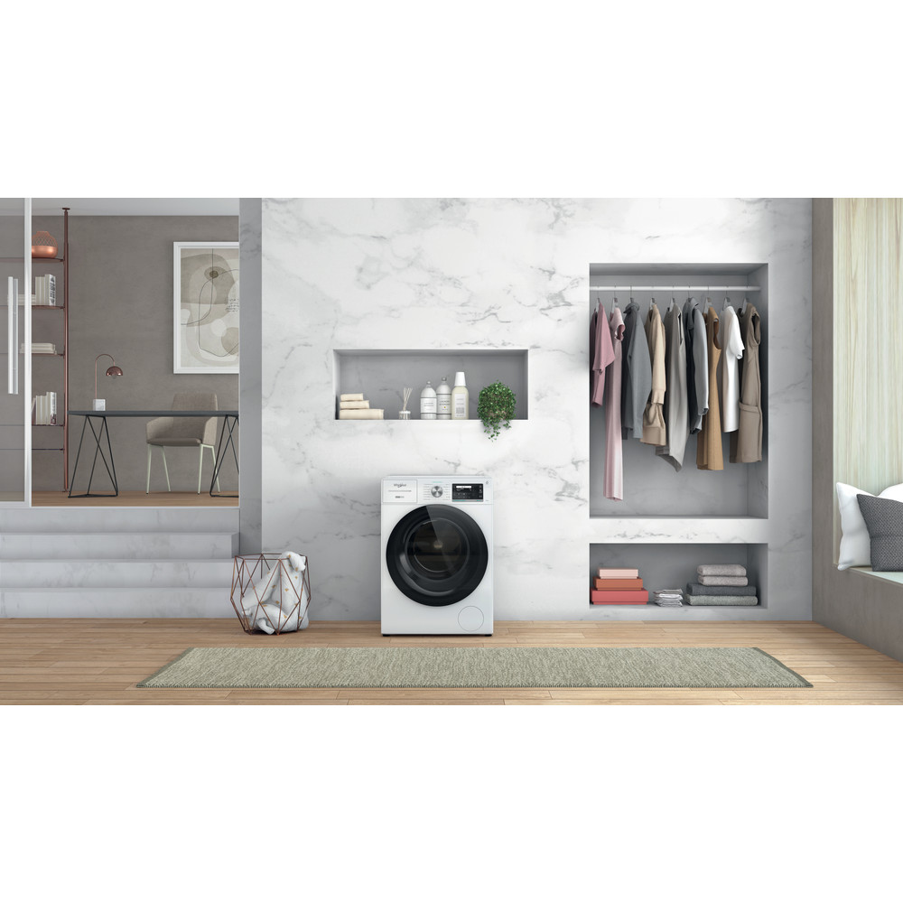 Пералня Whirlpool W8 W046WB EE, клас A, 10 кг. капацитет, 1400 оборота в минута, свободностояща, 59.9 cm, бял - характеристика 1