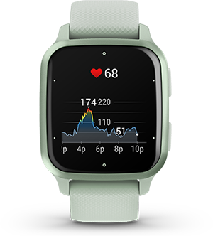 Смарт часовник Garmin Venu Sq 2 Shadow Grey, 1.41" (35.9 мм), AMOLED дисплей, до 11 дни време на работа, Bluetooth, пулсомер, следене на съня, крачкомер, GPS, функции за бягане, тъмносив - характеристика 5