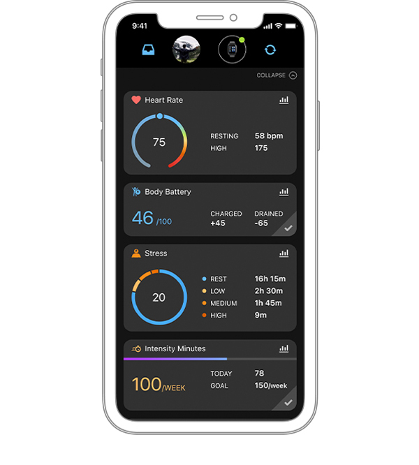 Смарт часовник Garmin Venu Sq 2 Shadow Grey, 1.41" (35.9 мм), AMOLED дисплей, до 11 дни време на работа, Bluetooth, пулсомер, следене на съня, крачкомер, GPS, функции за бягане, тъмносив - характеристика 29