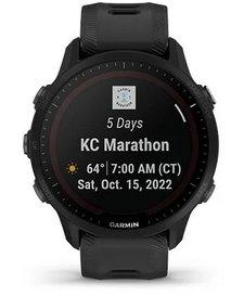 Смарт часовник Garmin Forerunner 955 Solar Black, соларен, 1.3" (33mm), MIP дисплей, до 15 дни време на работа, слънчево зареждане, GPS, пулсомер, Bluetooth, Wi-Fi, крачкомер, фитнес профили, функции за голф, черен - характеристика 12