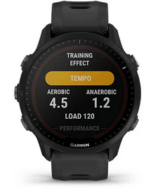 Смарт часовник Garmin Forerunner 955 Solar Black, соларен, 1.3" (33mm), MIP дисплей, до 15 дни време на работа, слънчево зареждане, GPS, пулсомер, Bluetooth, Wi-Fi, крачкомер, фитнес профили, функции за голф, черен - характеристика 20