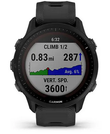 Смарт часовник Garmin Forerunner 955 Solar Black, соларен, 1.3" (33mm), MIP дисплей, до 15 дни време на работа, слънчево зареждане, GPS, пулсомер, Bluetooth, Wi-Fi, крачкомер, фитнес профили, функции за голф, черен - характеристика 34