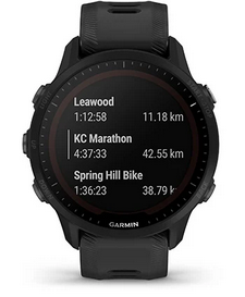 Смарт часовник Garmin Forerunner 955 Solar Black, соларен, 1.3" (33mm), MIP дисплей, до 15 дни време на работа, слънчево зареждане, GPS, пулсомер, Bluetooth, Wi-Fi, крачкомер, фитнес профили, функции за голф, черен - характеристика 36