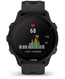 Смарт часовник Garmin Forerunner 955 Solar Black, соларен, 1.3" (33mm), MIP дисплей, до 15 дни време на работа, слънчево зареждане, GPS, пулсомер, Bluetooth, Wi-Fi, крачкомер, фитнес профили, функции за голф, черен - характеристика 38