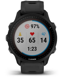 Смарт часовник Garmin Forerunner 955 Solar Black, соларен, 1.3" (33mm), MIP дисплей, до 15 дни време на работа, слънчево зареждане, GPS, пулсомер, Bluetooth, Wi-Fi, крачкомер, фитнес профили, функции за голф, черен - характеристика 43