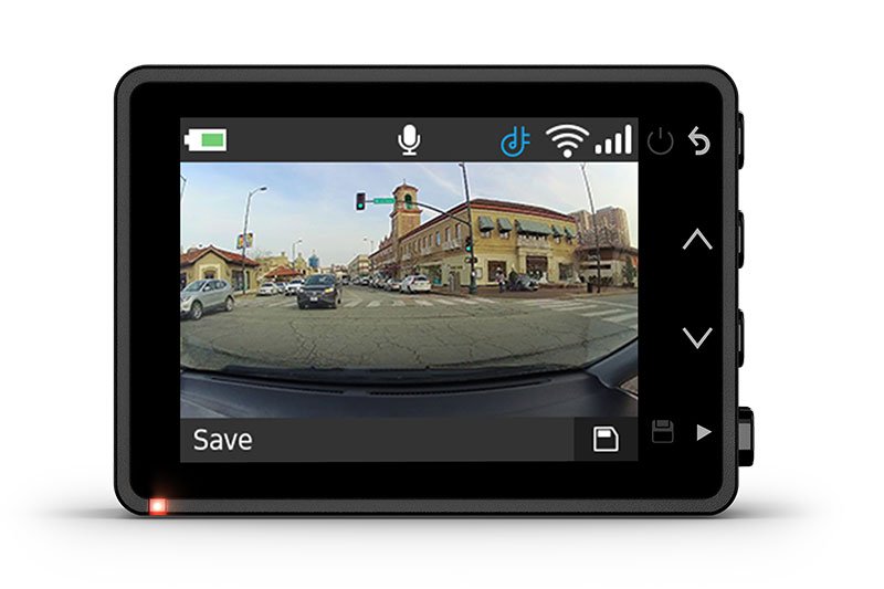 Видеорегистратор Garmin Dash Cam 57, камера за автомобил, WQHD, 2.0" (5.1 cm) LCD дисплей, 60FPS, микрофон, Voice Control, microSD слот до 512GB, USB, Wi-Fi, Bluetooth, черна - характеристика 3