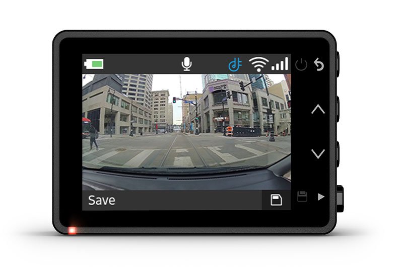 Видеорегистратор Garmin Dash Cam 57, камера за автомобил, WQHD, 2.0" (5.1 cm) LCD дисплей, 60FPS, микрофон, Voice Control, microSD слот до 512GB, USB, Wi-Fi, Bluetooth, черна - характеристика 4