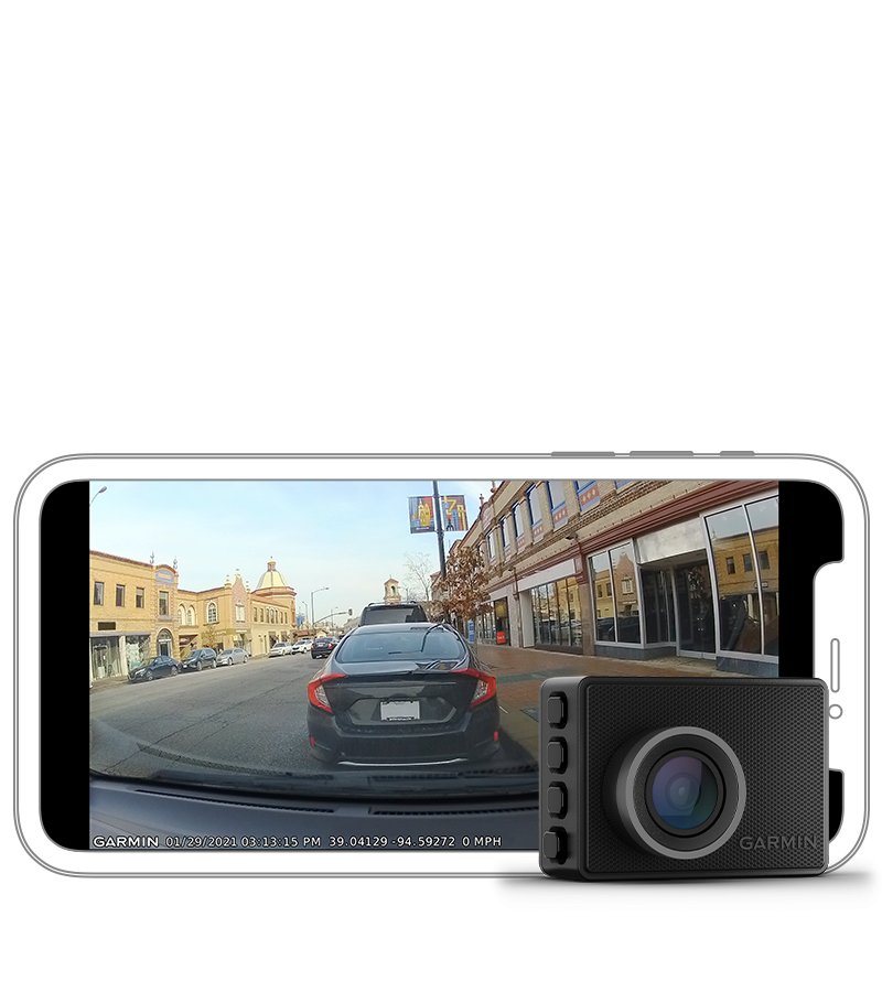 Видеорегистратор Garmin Dash Cam 57, камера за автомобил, WQHD, 2.0" (5.1 cm) LCD дисплей, 60FPS, микрофон, Voice Control, microSD слот до 512GB, USB, Wi-Fi, Bluetooth, черна - характеристика 16