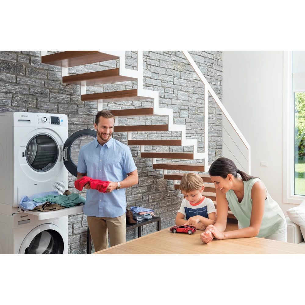 Сушилня Indesit YT M11 82K RX, капацитет 8 kg., свободностояща, 59.5 см ширина, регулируемо ниво на изсушаване, бяла - характеристика 1