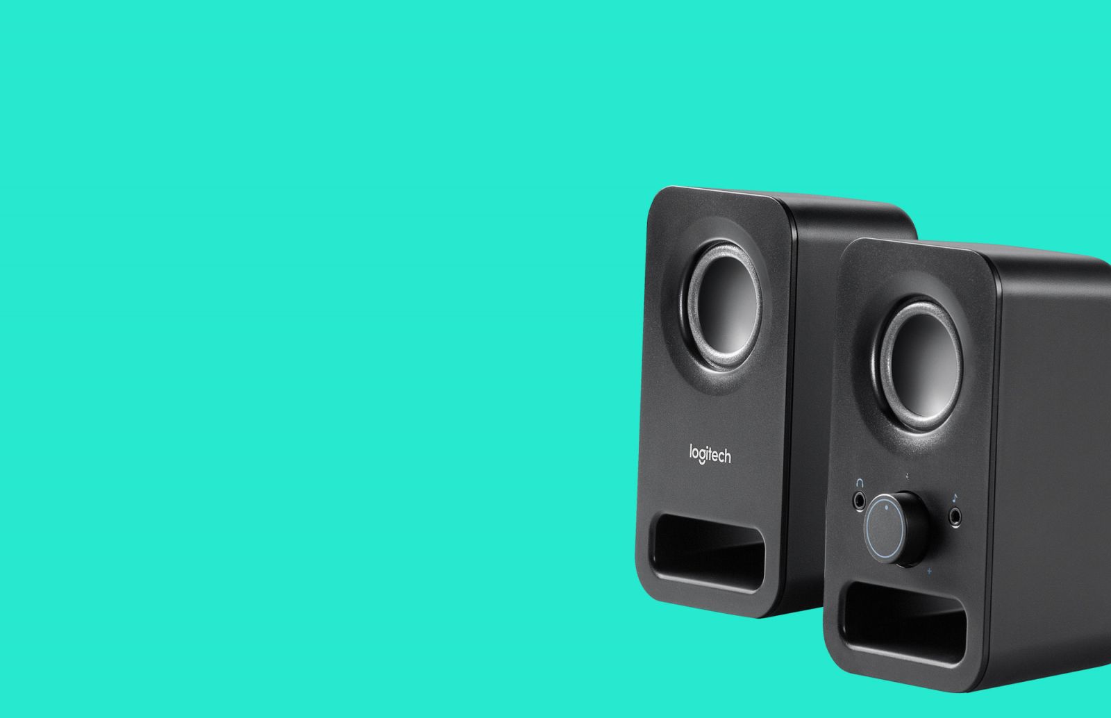 Тонколони Logitech Z150, 2.0, 3W, 3.5mm жак, черни - характеристика 1